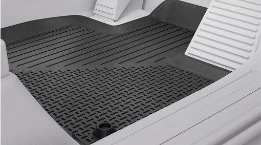 Genuine Volvo EX90 Rubber Floor Mats - 5, 6 And 7 Seat Models