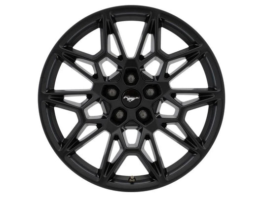 Genuine Ford Mustang Alloy Wheel 19", Front, 10-Spoke Design Matte Black