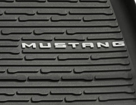 Genuine Ford Mustang Rubber Floor Mats Front And Rear, Black