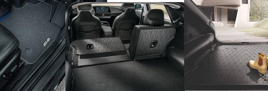 Genuine Protection Pack B (Velour Floor Mats + Trunk Liner + Liner Extension) - Kia EV6