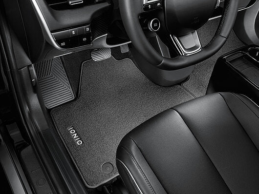 Genuine Hyundai Ioniq 5 Velour Floor Mats (Econyl) Vehicles With Fixed Centre Console