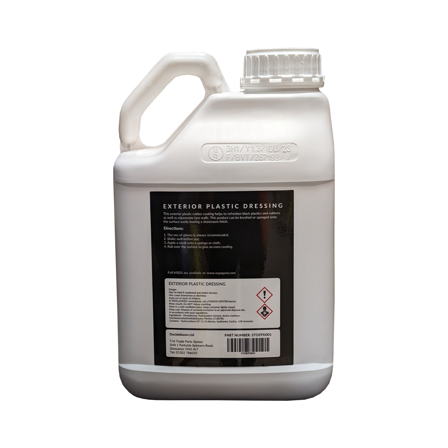 Stoneacre Exterior Plastic Dressing 5L