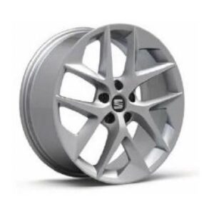 Genuine Seat Leon 18" Alloy Wheel - Diamond Silver