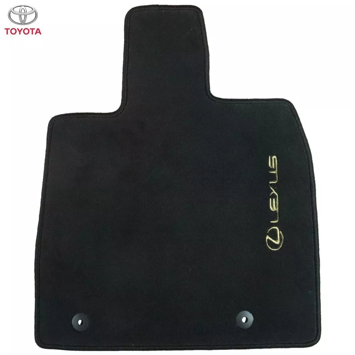 Genuine Lexus RX Front & Rear Carpet Car Mats Black with Logo