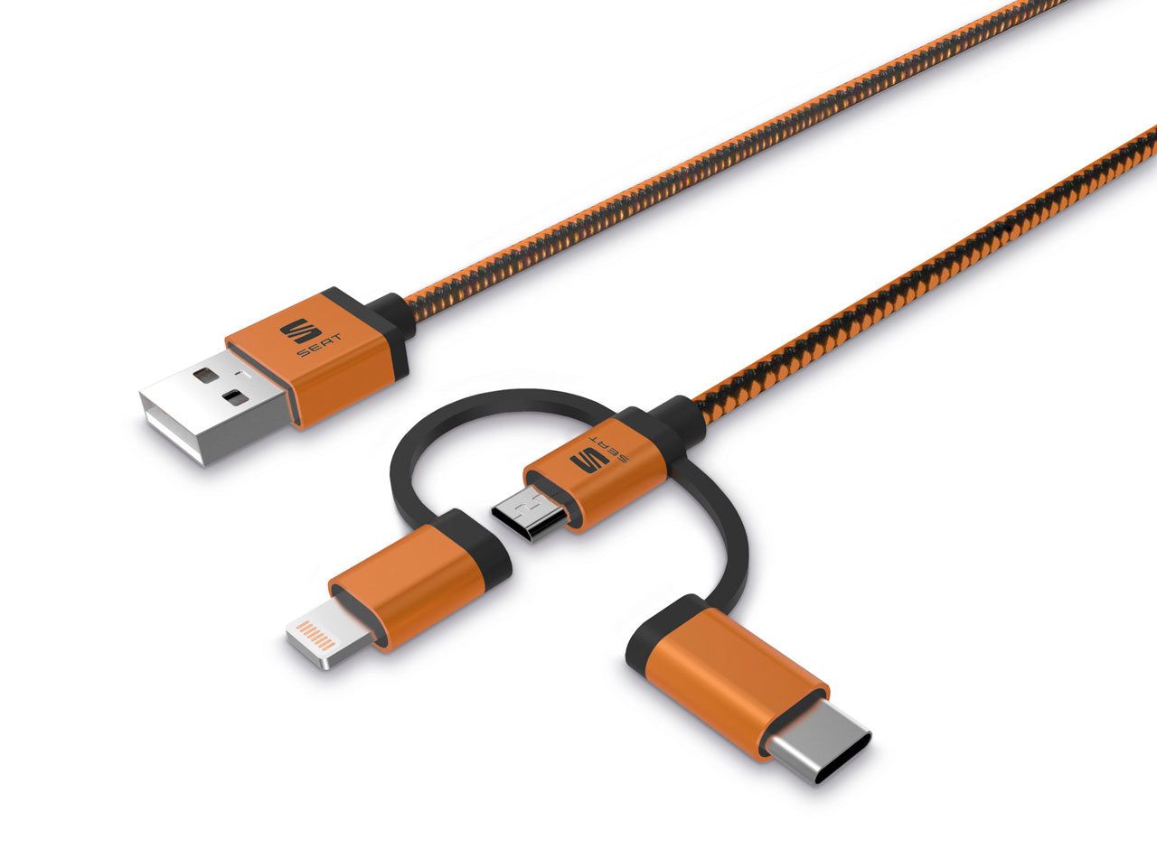 Genuine Seat Mii 3-In-1 Cable For Charging And Data