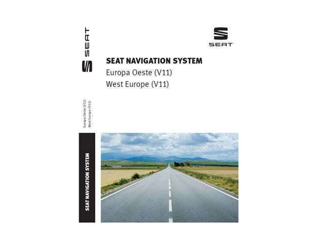 Genuine Seat Toledo Map Update For Seat Media System 2.1/2.2 Western Europe V.11