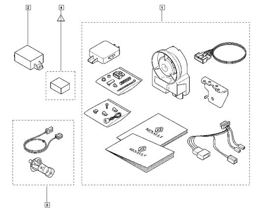 Genuine Renault Traffic Passenger Anti-Lift Module For Alarm