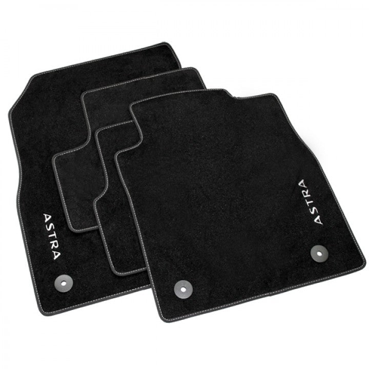 Genuine Astra K Floor Mats Set In Velour (Set Of 4)