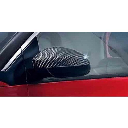 Genuine Corsa E Mirror Covers - Carbon Design