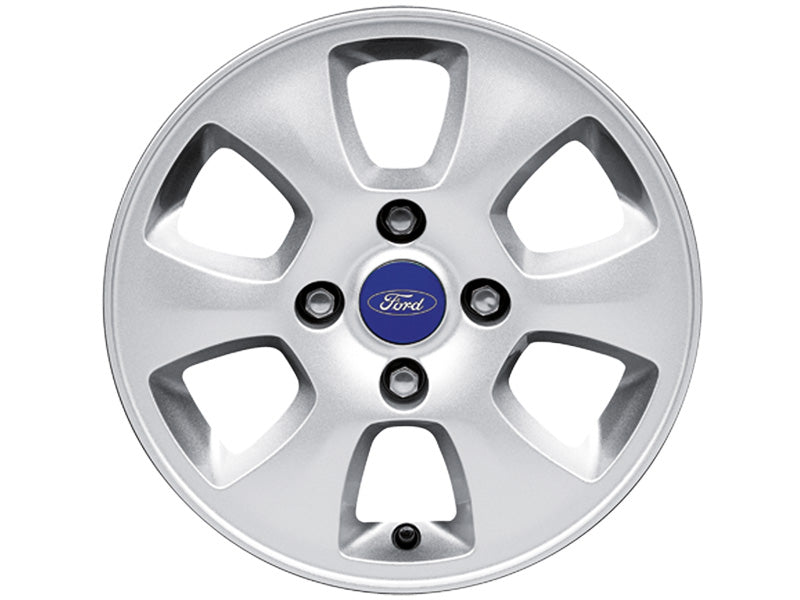 Genuine Ford Fiesta Silver 14" 6-Spoke Design Single Alloy Wheel