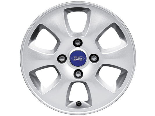 Genuine Ford Fiesta Silver 14" 6-Spoke Design Single Alloy Wheel