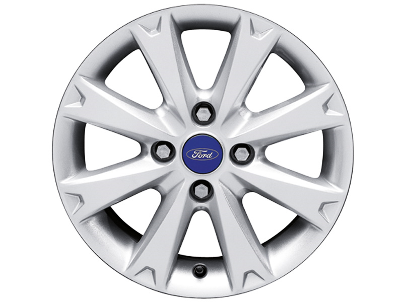 Genuine Ford Fiesta Silver 15" 8-Spoke Design Alloy Wheel