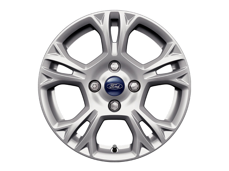 Genuine Ford B-Max 15" 5 X 2-Spoke Design Single Sparkle Silver Alloy Wheel