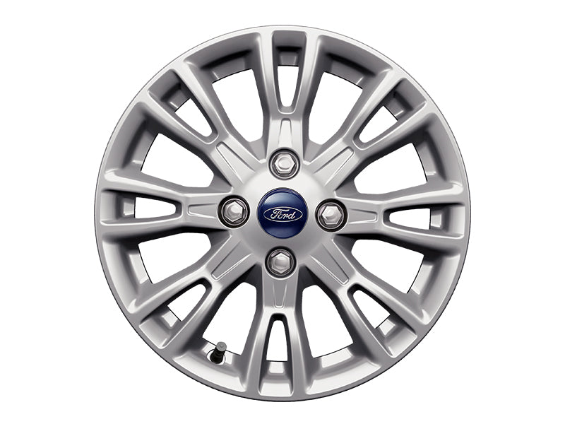 Genuine Ford B-Max 15" 8 X 2-Spoke Sparkle Alloy Wheel - Sparkle Silver