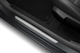 Genuine Peugeot 108 Sill Trims - Brushed Aluminium