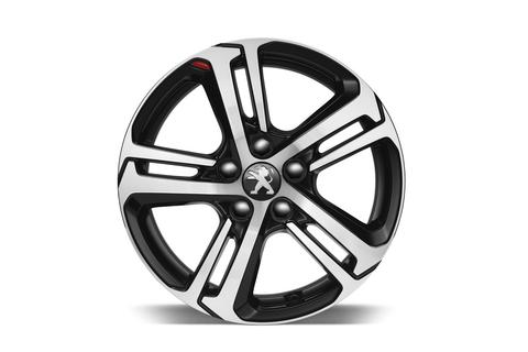 Genuine Peugeot 308 'Ligne S' Silver/Black 16" Single Light Alloy Wheel