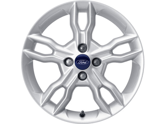 Genuine Ford B-Max 16" 5 X 2-Spoke Y Design Single Sparkle Silver Alloy Wheel