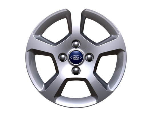 Genuine Ford B-Max 16" 5-Spoke Design Single Sparkle Silver Alloy Wheel