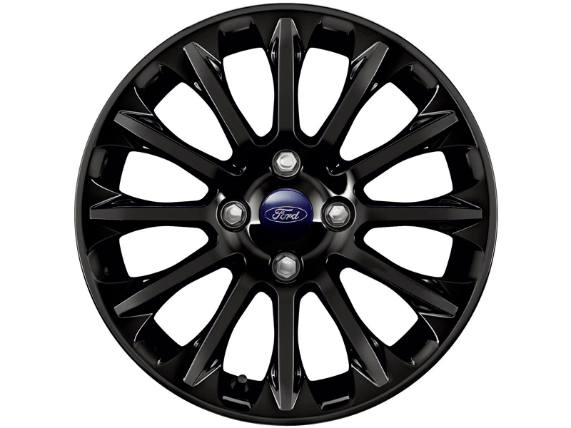 Genuine Ford Fiesta 12-Spoke 16" Alloy Wheel - Panther Black