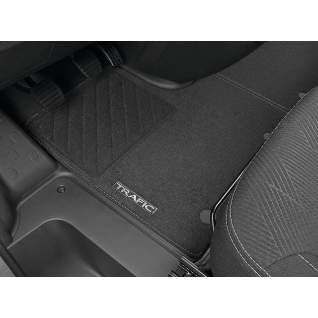 Genuine Renault Traffic Passenger Premium Textile Floor Mats (Row 3)