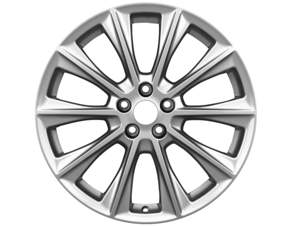 Genuine Ford Kuga 19" 10 Spoke Single Alloy - Polished Silver