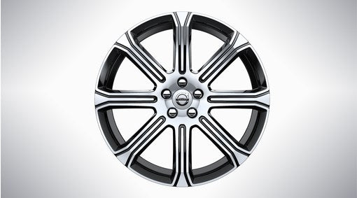 Genuine Volvo Xc60 20" 8-Spoke Black Diamond Cut Alloy Wheel 2017 Onwards