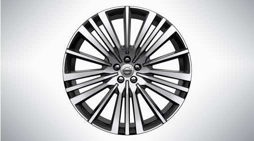 Genuine Volvo Xc90 22" 20 Spoke Black/Diamond Cut Alloy Wheel