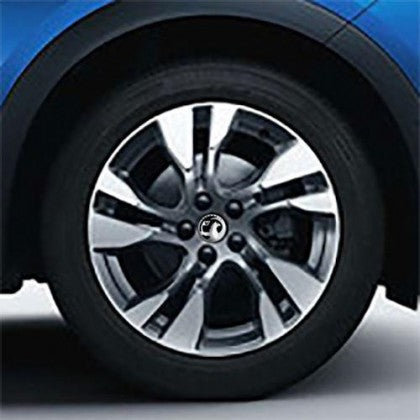 Genuine Grandland X 18" 5 Double Spoke Alloy Wheel - Grey / Diamond Cut