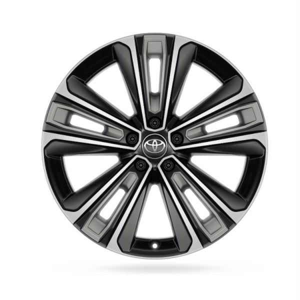 Genuine Toyota Bz4X Alloy Wheel 20" - 5-Double-Spoke Machined Black