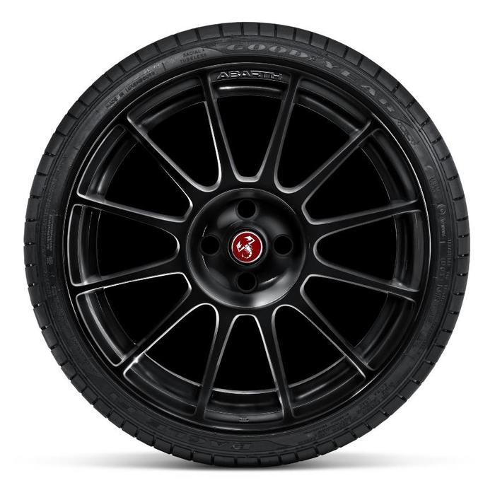 Genuine Fiat 500 Abarth 17" Alloy Wheel Kit - Gloss Black (Set Of 4)