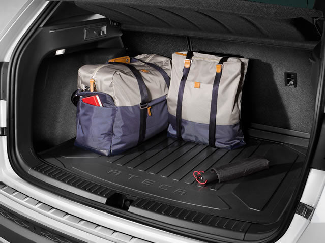Genuine Seat Ateca Protective Luggage Compartment Inlay (Semi-Rigid) - Double Floor