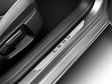 Genuine Seat Leon Stainless Sill Protectors - 3 Door