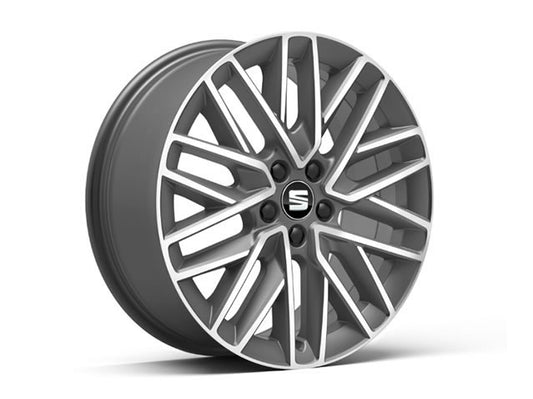 Genuine Seat Ibiza 17" Alloy Wheel - Cosmo Grey