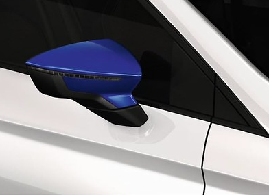 Genuine Seat Ibiza Exterior Mirror Covers In Mystery Blue