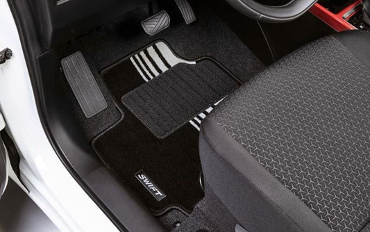 Genuine Suzuki Swift Carpet Mats With Silver Detailing