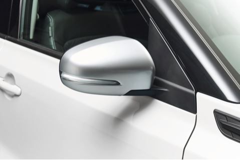 Genuine Suzuki Vitara Door Mirror Cover Lh (With Turn Signal) - Brushed Aluminium
