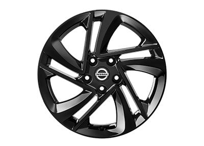 Genuine Nissan Qashqai 17" Alloy Wheel Snow Flake Design In (Black Z11)