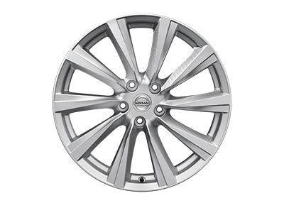 Genuine Nissan Qashqai 19" Alloy Wheel Wind Design In Silver