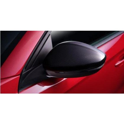 Genuine Corsa F Mirror Covers - Carbon Finish