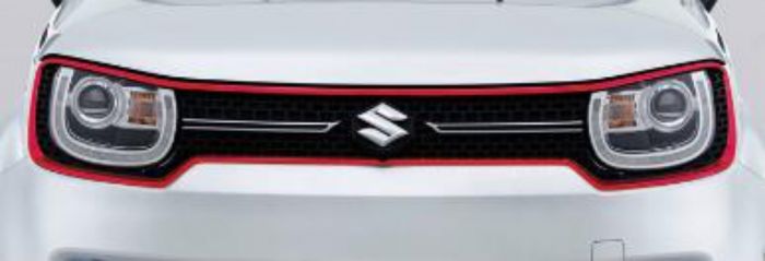 Genuine Suzuki Ignis Front Grille Surround - Red