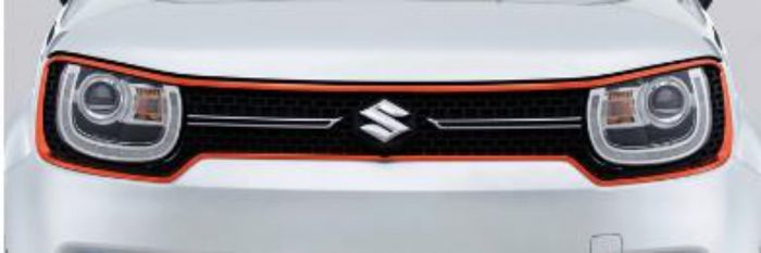 Genuine Suzuki Ignis Front Grille Surround - Orange