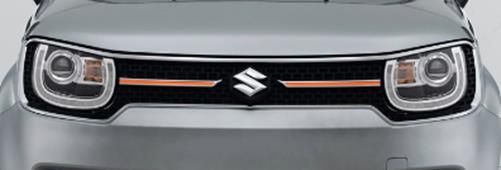 Genuine Suzuki Ignis Upper Front Grille Centre Bar - Orange