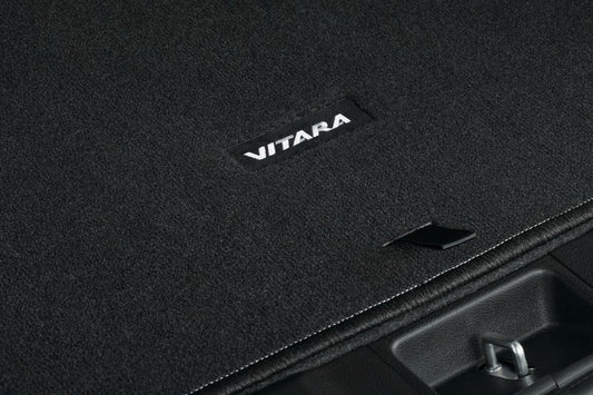 Genuine Suzuki Vitara Boot Carpet Mat (White Logo)