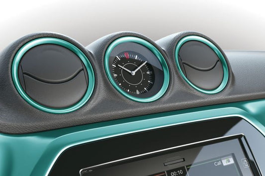 Genuine Suzuki Vitara Dashboard Trim Ring Set - Turquoise