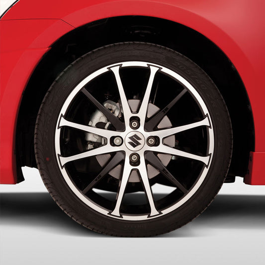 Genuine Suzuki Swift 'Messina' Alloy Wheel In Black/Polished Design