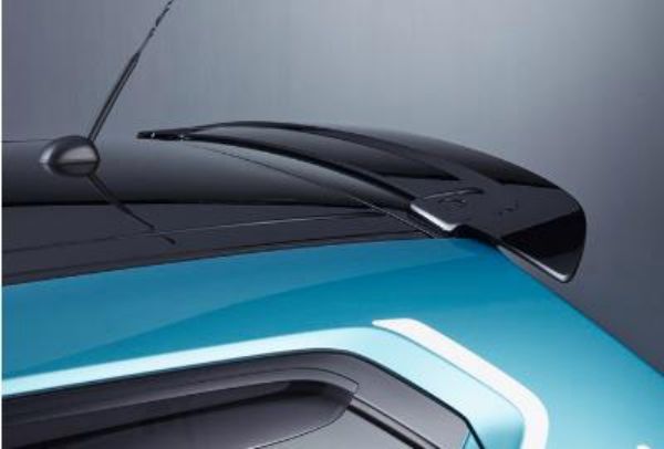 Genuine Suzuki Ignis Painted Rear Tailgate Spoiler In Neon Blue