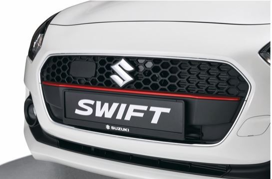 Genuine Suzuki Swift Front Grille Trim - Burning Red