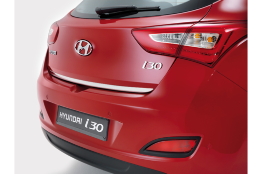 Genuine Hyundai I30 Tailgate Trim - Stainless Steel