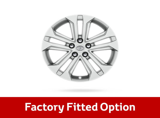 Genuine Toyota Rav4 18'' Glossy Silver Alloys