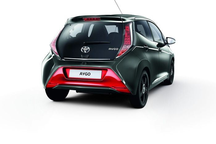 Genuine Toyota Aygo Lower Trunk Garnish - Chrome